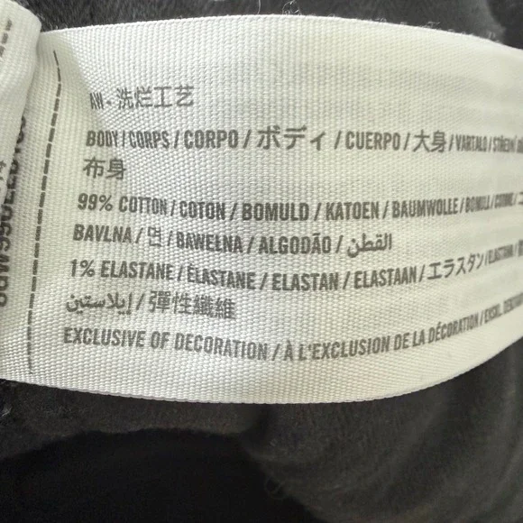 Abercrombie & Fitch Curve Love Ultra High Rise 90s Straight Jean Black Size 4 - Picture 14 of 14